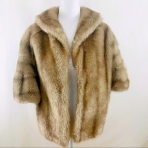 Vintage Regina Glenara By Glenoit Faux Fur Capelet
